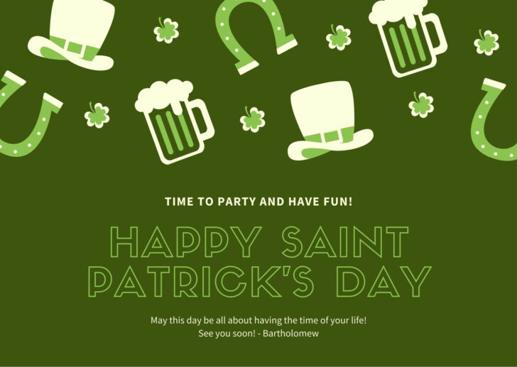 Free Printable St Patrick’s Day Card