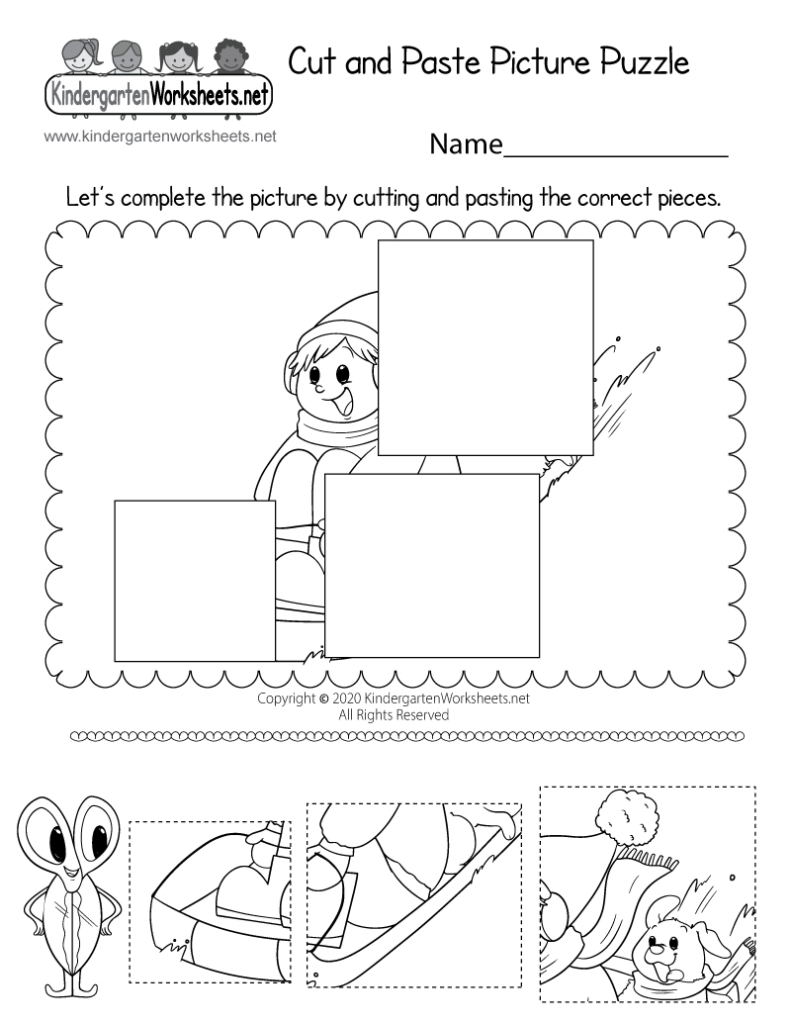 Free Printable Cut And Paste Picture Puzzle Worksheet Pertaining To Free Printable Kindergarten Worksheets Cut And Paste Free Printable Cut And Paste Picture Puzzle Worksheet Pertaining To Free Printable Kindergarten Worksheets Cut And Paste