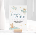 Free Printable Diaper Raffle Table Signs   Pietrapaperdesign Intended For Free Printable Diaper Raffle Tickets For Boy Baby Shower