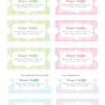 Free Printable Diaper Raffle Tickets Templates [Pdf] Regarding Diaper Raffle Template Free Printable