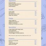Free Printable Dinner Menu Templates With Design A Menu For Free Printable