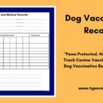 Free Printable Dog Vaccination Record Template: Keep Your Pet'S Throughout Free Printable Dog Shot Records