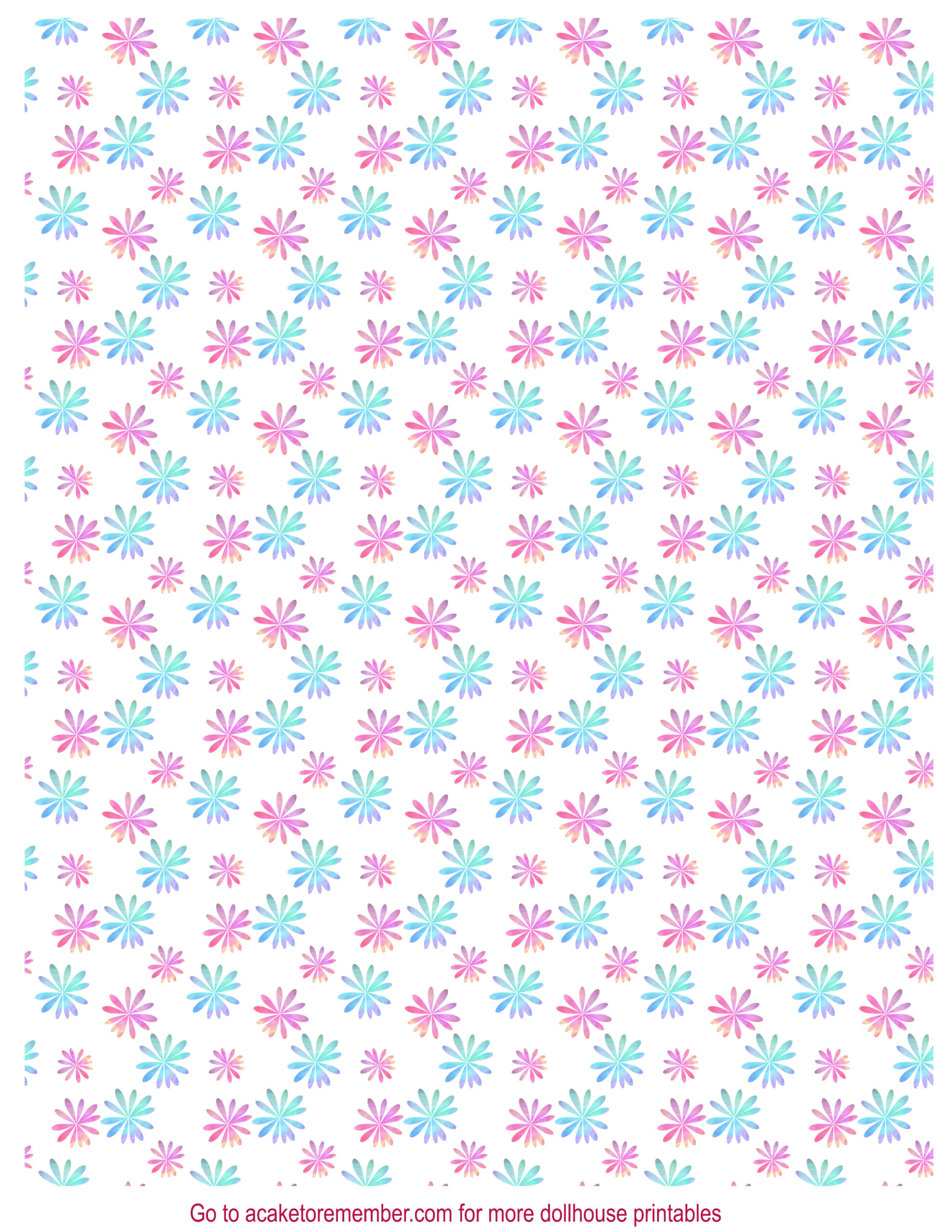 Free Printable Dollhouse Wallpaper Download - A Cake To Remember inside Free Printable Wallpaper Patterns