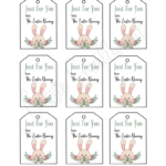 Free Printable Easter Tags {20 Unique Designs}   Cassie Smallwood For Free Printable Easter Basket Name Tags