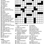 Free Printable Easy Crossword Puzzles For Beginners   Worksheets With Free Printable Easy Crossword Puzzles