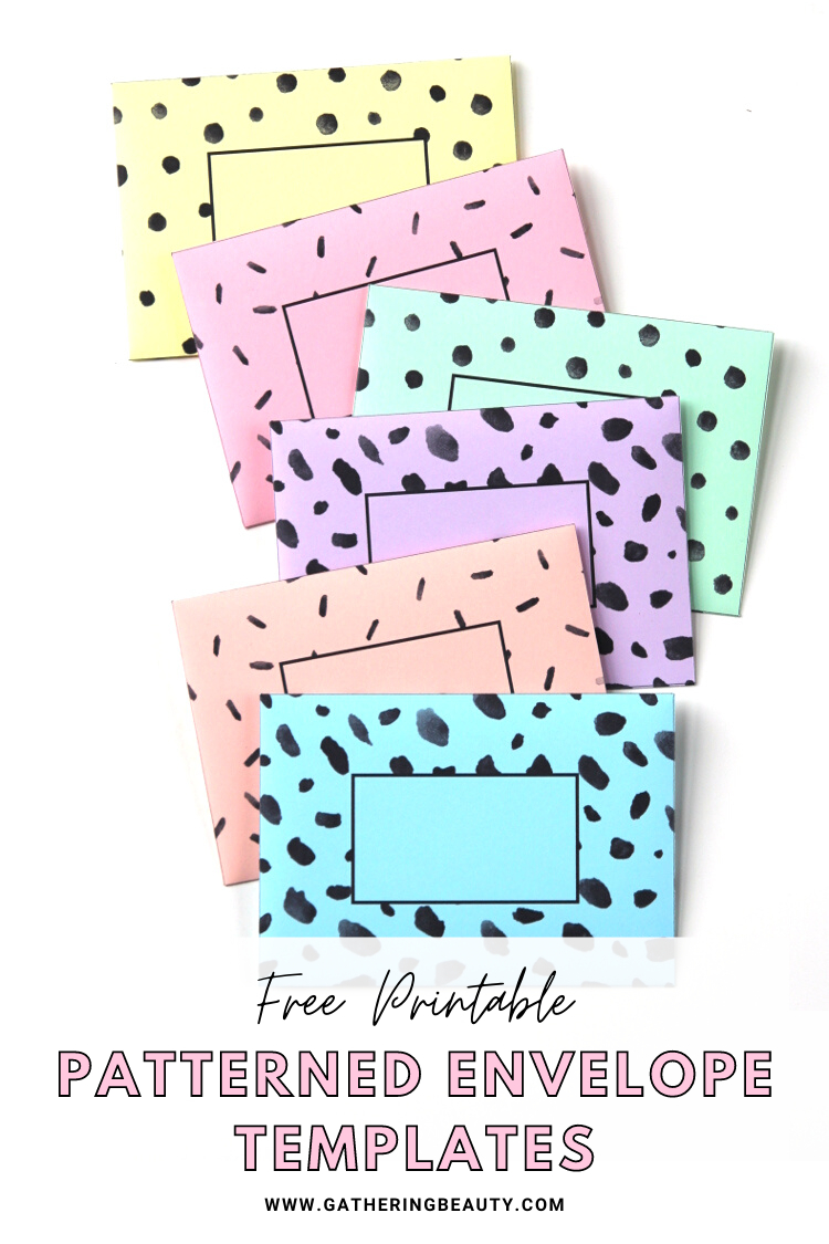 Free Printable Envelope Template — Gathering Beauty intended for Free Printable Greeting Card Envelope Template