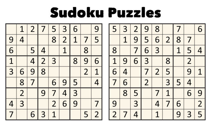 Free Printable Sudoku with Answers