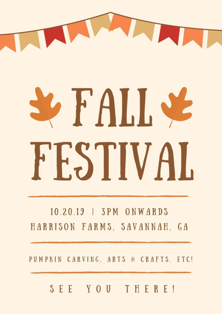 Free Printable Fall Festival Poster Templates | Canva Throughout Free Printable Fall Festival Flyer Templates Free Printable Fall Festival Poster Templates | Canva Throughout Free Printable Fall Festival Flyer Templates