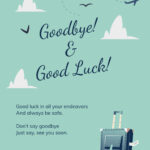 Free Printable Farewell Card Template To Edit Online Inside Free Printable Farewell Card For Coworker
