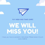 Free, Printable Farewell Card Templates To Personalize Online | Canva Intended For Free Printable We Will Miss You Greeting Cards