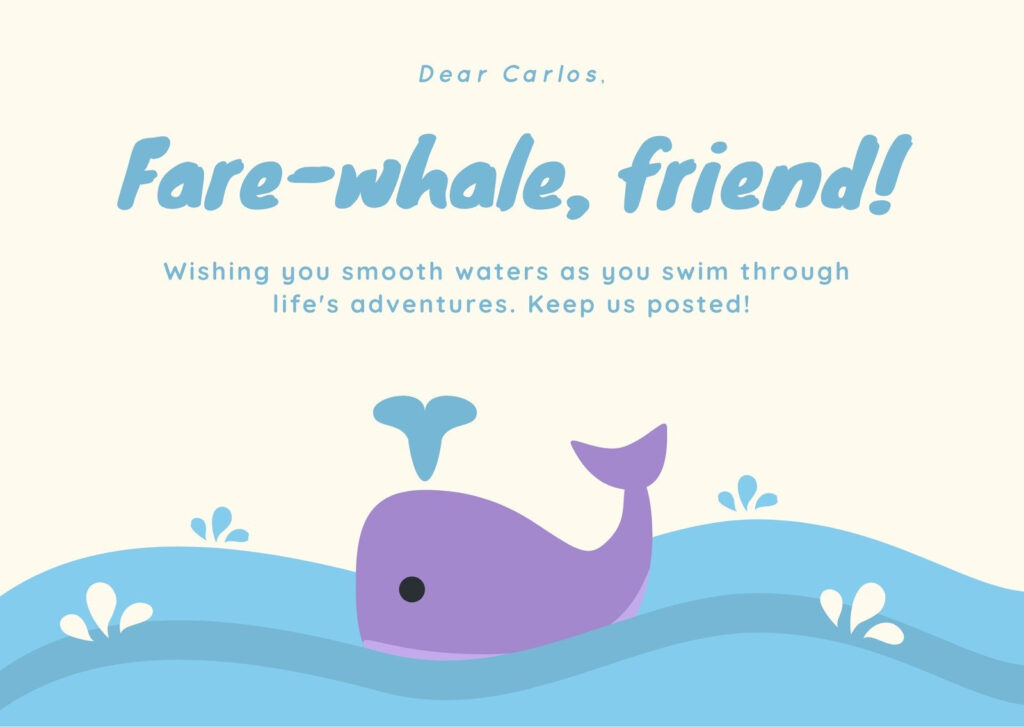 Free, Printable Farewell Card Templates To Personalize Online | Canva Throughout Free Printable Farewell Card For Coworker Free, Printable Farewell Card Templates To Personalize Online | Canva Throughout Free Printable Farewell Card For Coworker