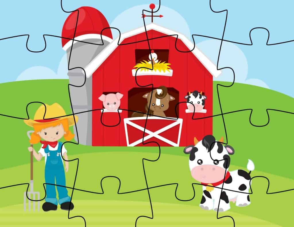Free Printable Farm Jigsaw Puzzles For Kids My Printable Home Pertaining To Free Printable Puzzles For Kids Free Printable Farm Jigsaw Puzzles For Kids My Printable Home Pertaining To Free Printable Puzzles For Kids
