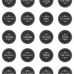 Free Printable Farmhouse Herb And Spice Labels   The Cottage Market With Free Printable Spice Labels