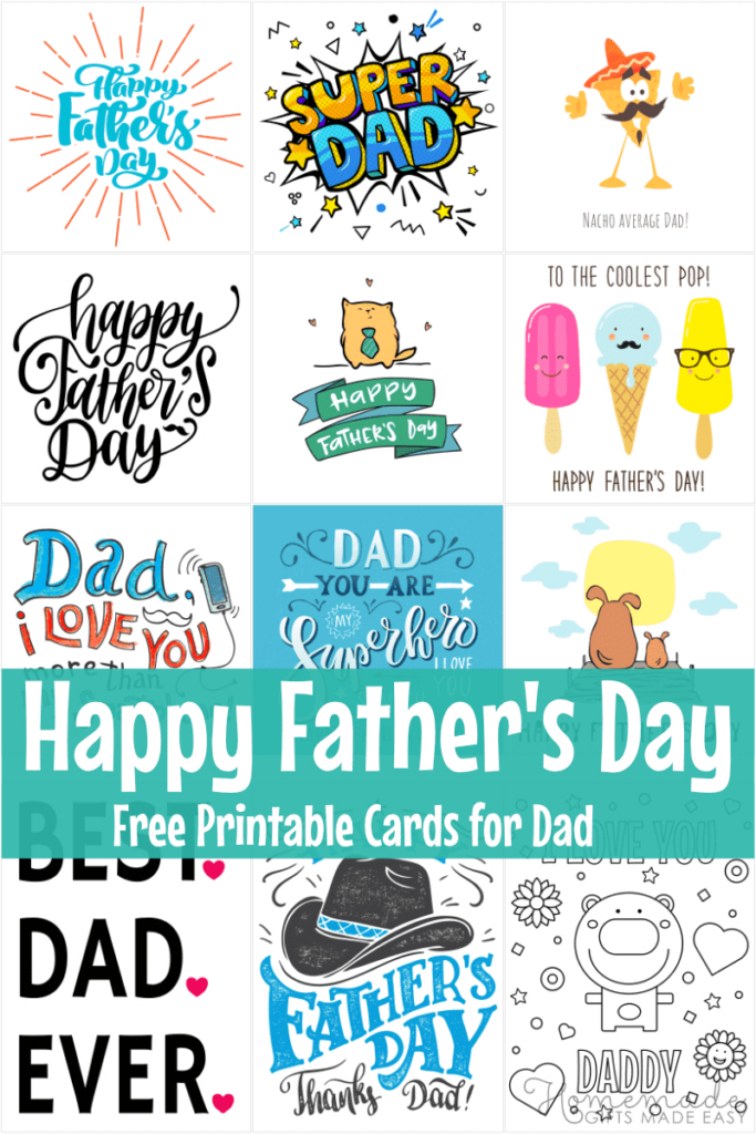 Free Printable Father&<h2>039;S Day Cards 2025 Intended For Free Happy Fathers Day Cards Printable