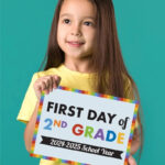 Free Printable First Day Of School Signs | Preschool   12Th Grade In First Day Of Second Grade Free Printable Sign
