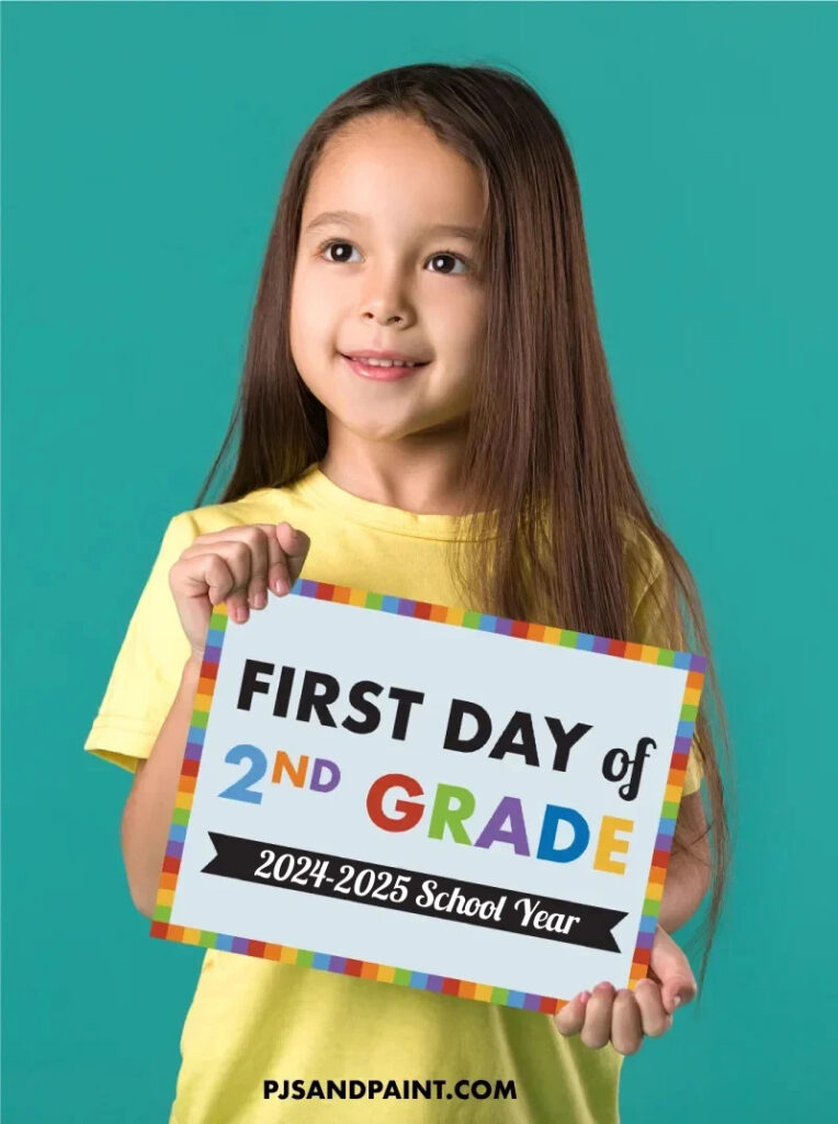 Free Printable First Day Of School Signs | Preschool 12Th Grade In First Day Of Second Grade Free Printable Sign Free Printable First Day Of School Signs | Preschool 12Th Grade In First Day Of Second Grade Free Printable Sign