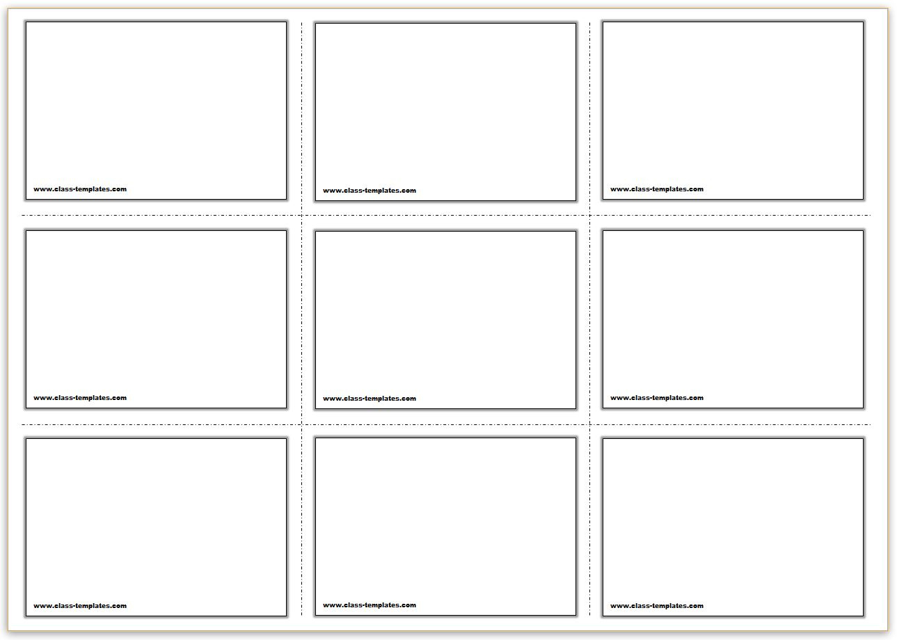 Free Printable Flash Cards Template intended for Free Printable Snap Cards