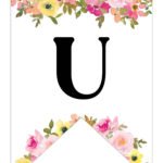 Free Printable Floral Alphabet Banner Letters   Lovely Planner With Free Printable Banner Letters