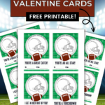 Free Printable Football Valentine Cards | Baking You Happier Regarding Free Printable Football Valentines Day Cards