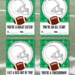 Free Printable Football Valentine Cards | Baking You Happier With Regard To Free Printable Football Valentines Day Cards