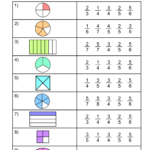 Free Printable Fractions Worksheets (Comparing & Identifying Intended For Free Printable Fraction Worksheets