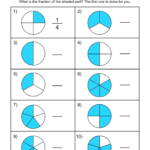 Free Printable Fractions Worksheets (Comparing & Identifying Regarding Free Printable Fraction Worksheets