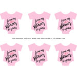 Free Printable "From My Shower To Yours" Gift Tags   Tulamama Pertaining To Free Printable Baby Shower Labels And Tags