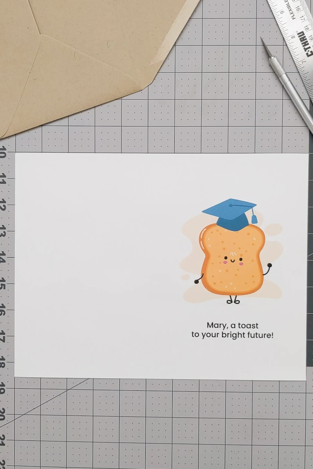 Free Printable Funny Graduation Card To &</p>
<p style=