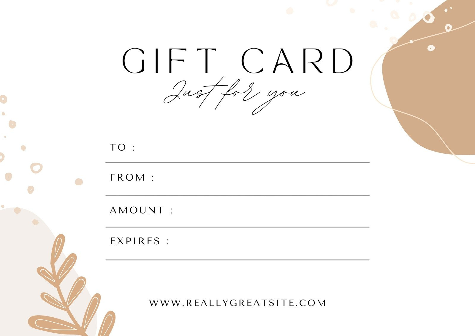 Free, Printable Gift Certificate Templates To Customize | Canva for Free Printable Gift Vouchers Uk