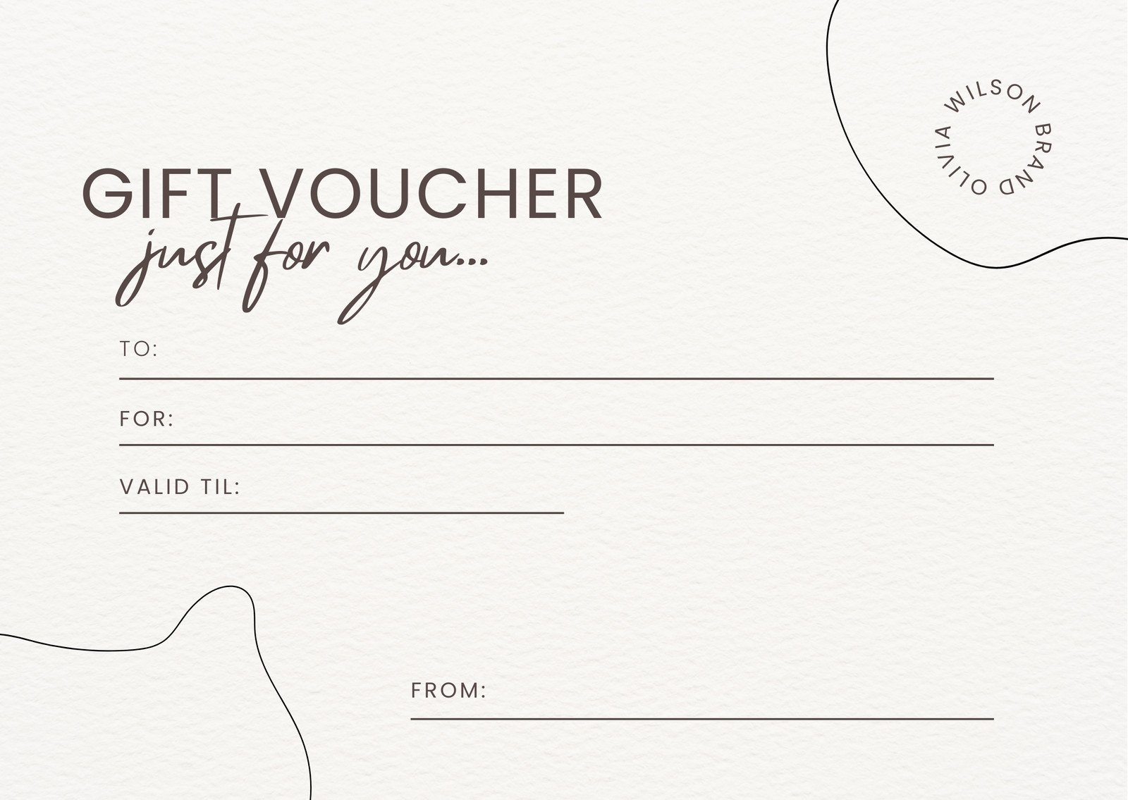 Free, Printable Gift Certificate Templates To Customize | Canva with regard to Free Printable Gift Vouchers Uk