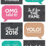 Free Printable} Grad Photo Booth Signs   Botanical Paperworks For Free Printable Photo Booth Sign