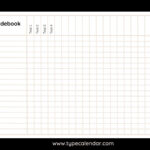 Free Printable Gradebook Templates [Pdf, Excel, Word, Google Sheets] Throughout Free Printable Gradebook Sheets For Teachers