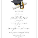 Free Printable Graduation Invitation Templates 2013   Invitation With Regard To Free Printable Graduation Announcements