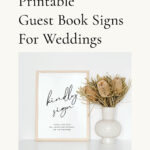 Free Printable Guest Book Signs For Weddings Regarding Please Sign Our Guestbook Free Printable