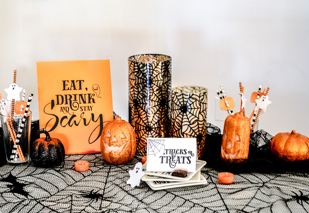 Free Printable Halloween Party Decorations - A&amp;amp;P Designs within Free Printable Halloween Party Decorations