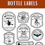 Free Printable Halloween Potion Bottle Labels With Free Printable Halloween Labels