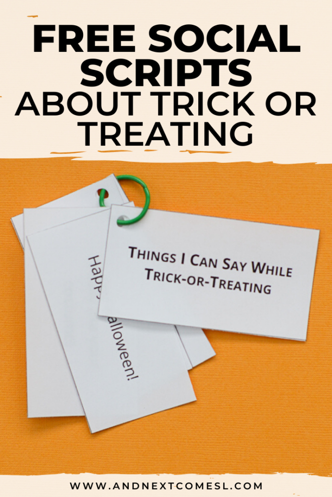 Free Printable Halloween Trick Or Treating Social Scripts For Kids Intended For Free Printable Halloween Play Scripts Free Printable Halloween Trick Or Treating Social Scripts For Kids Intended For Free Printable Halloween Play Scripts