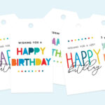 Free Printable Happy Birthday Gift Tags   Favorite Printables Throughout Free Printable Birthday Tags