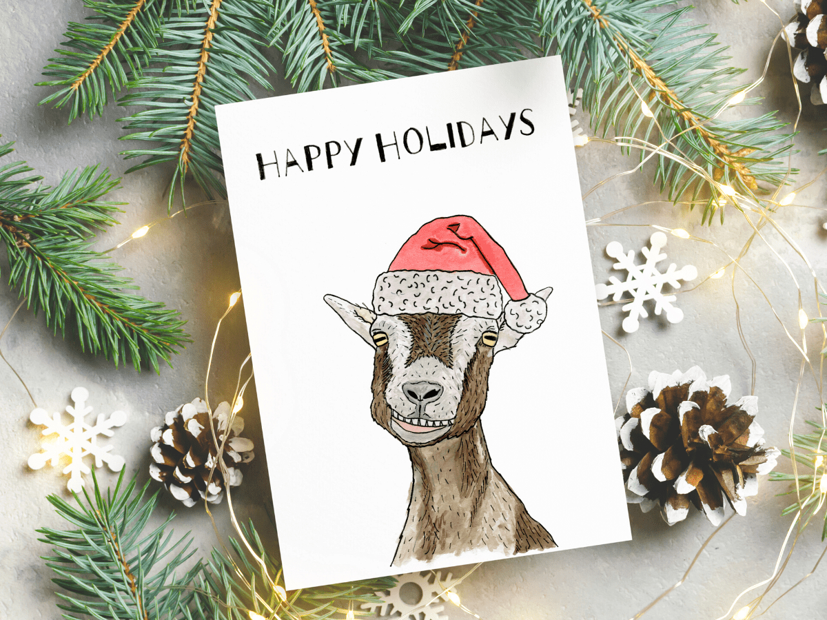 Free Printable Happy Holidays Card - Handmade Weekly with Free Printable Holiday Cards