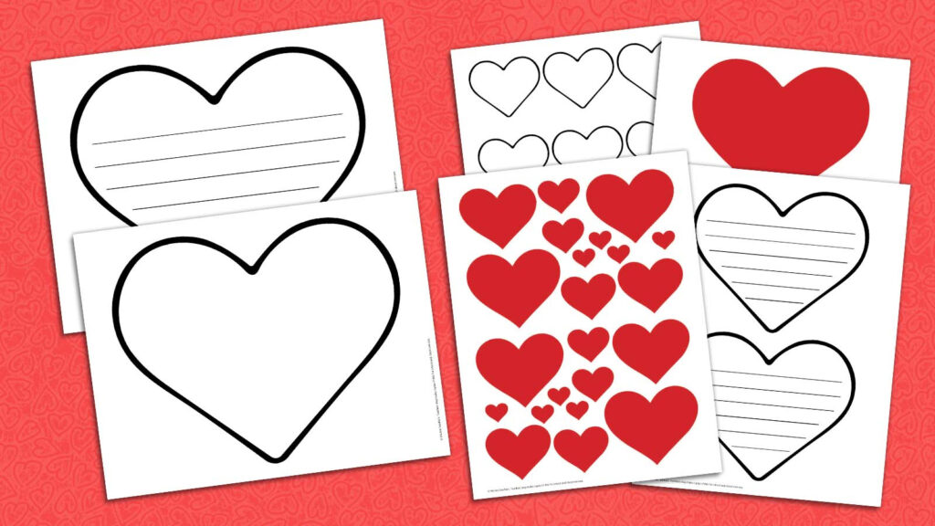 Free Printable Heart Bundle Throughout Free Printable Valentine Heart Patterns Free Printable Heart Bundle Throughout Free Printable Valentine Heart Patterns