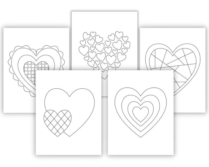 Free Printable Heart Coloring Pages