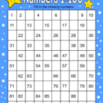Free Printable Hundreds Charts (Numbers 1 To 100) – Free With Free Printable Number Worksheets 1 100