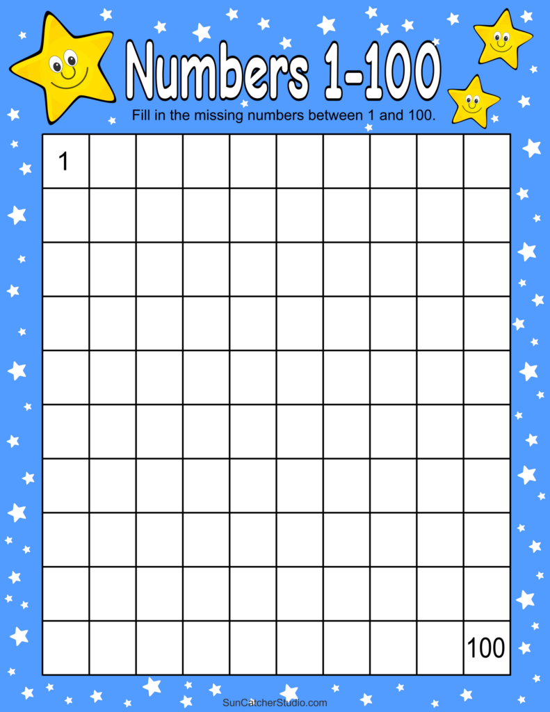 Free Printable Hundreds Charts (Numbers 1 To 100) – Free With Free Printable Number Worksheets 1 100 Free Printable Hundreds Charts (Numbers 1 To 100) – Free With Free Printable Number Worksheets 1 100