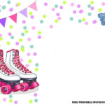 Free Printable) – Ice Skate Party Birthday Invitation Templates With Free Printable Skating Invitations