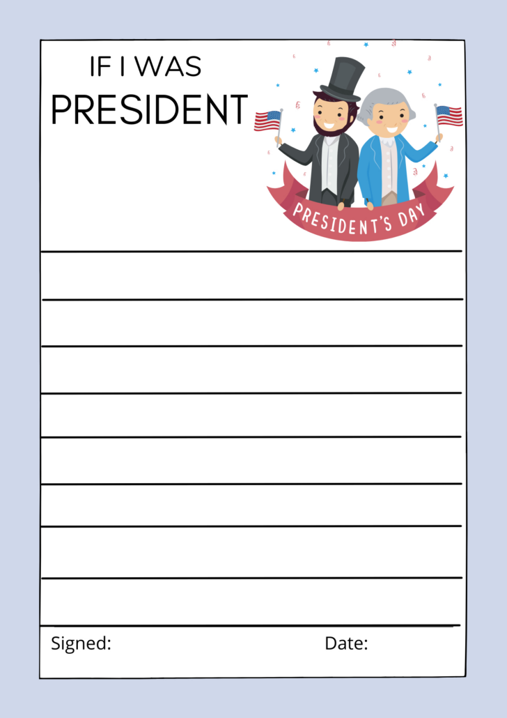 Free Printable President Worksheets