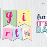 Free Printable It&<h2>039;S A Girl Banner   World Of Printables Pertaining To Baby Shower Bunting Free Printable
