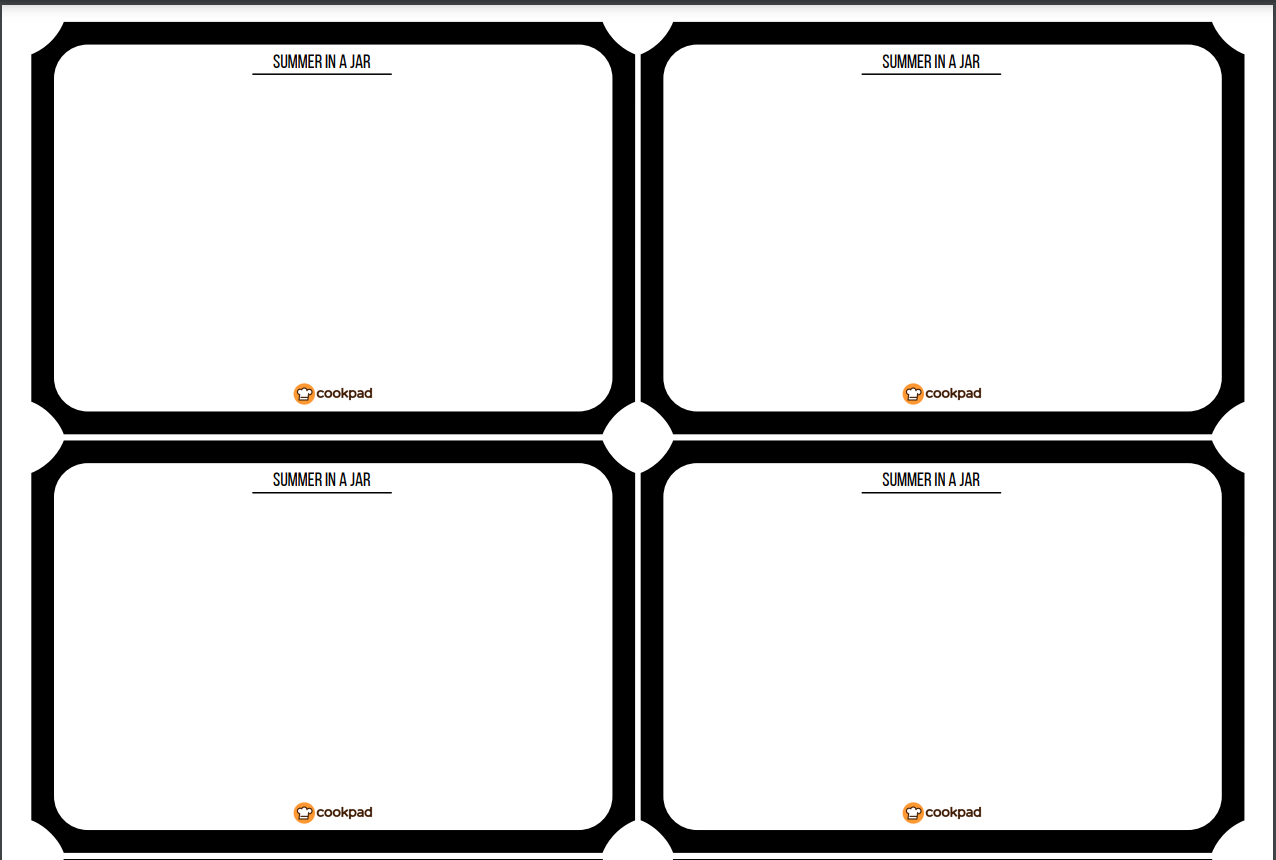 Free Printable Jam Jar Labels throughout Free Printable Labels For Jars