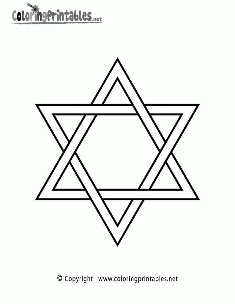 Free Printable Jewish Star Coloring Page Pertaining To Star Of David Template Free Printable Free Printable Jewish Star Coloring Page Pertaining To Star Of David Template Free Printable