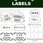 Free Printable Labels To Organize Your Stuff   In My Own Style Intended For Fancy Labels Printable Free