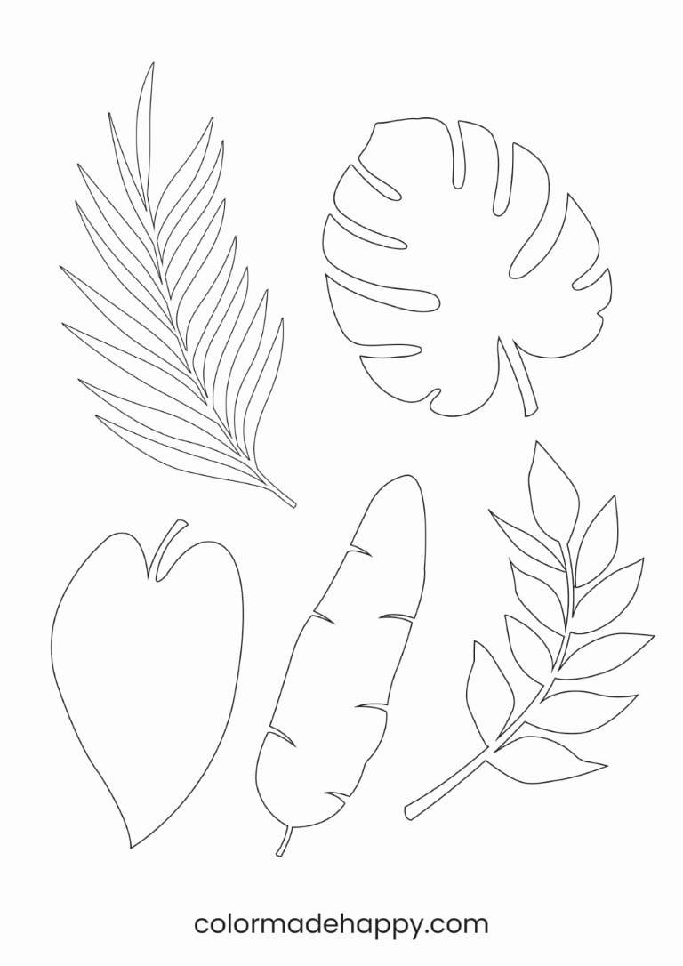 Free Printable Leaf Template throughout Free Printable Leaves